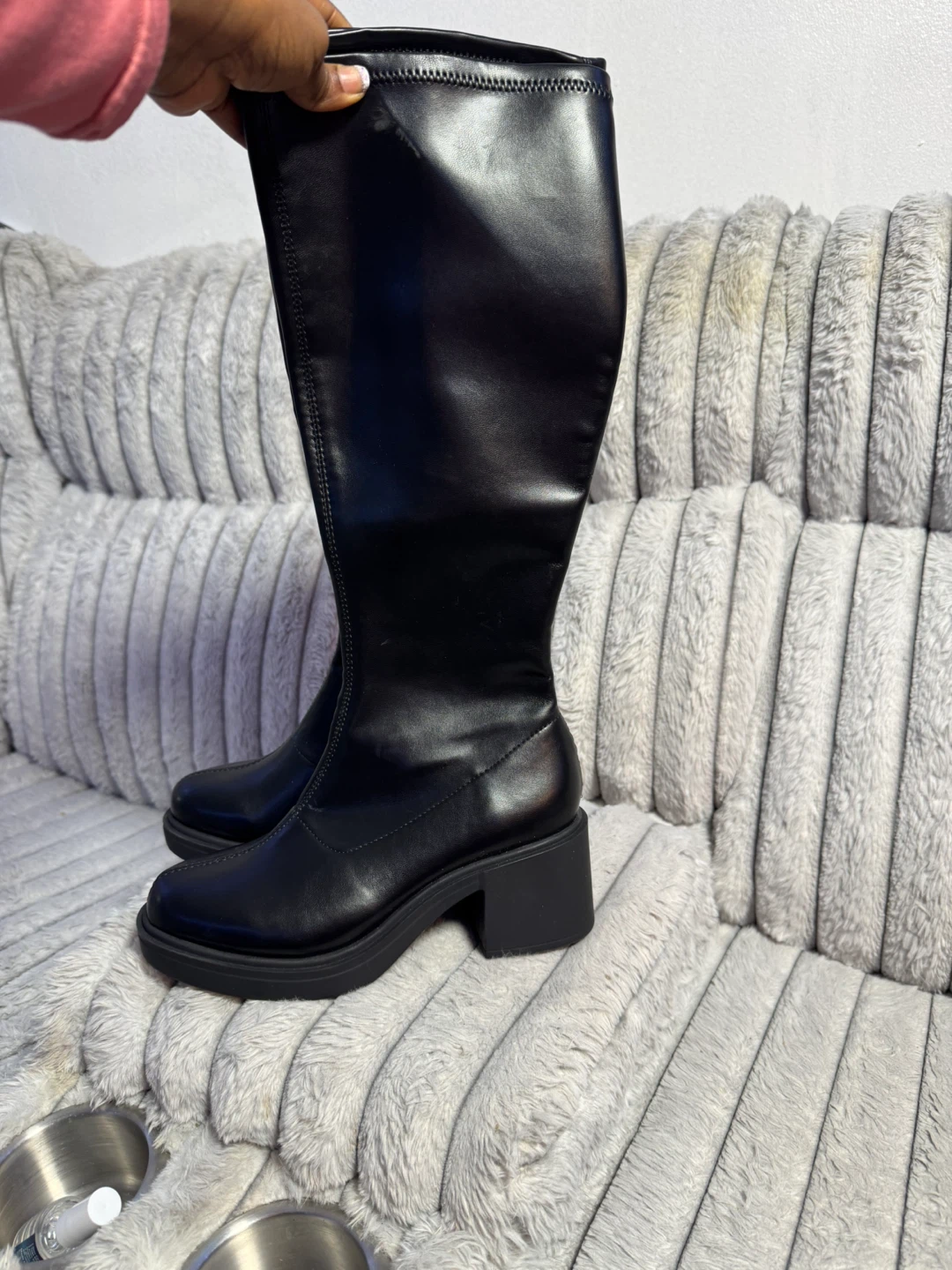 Black Knee High Boots - photo 3