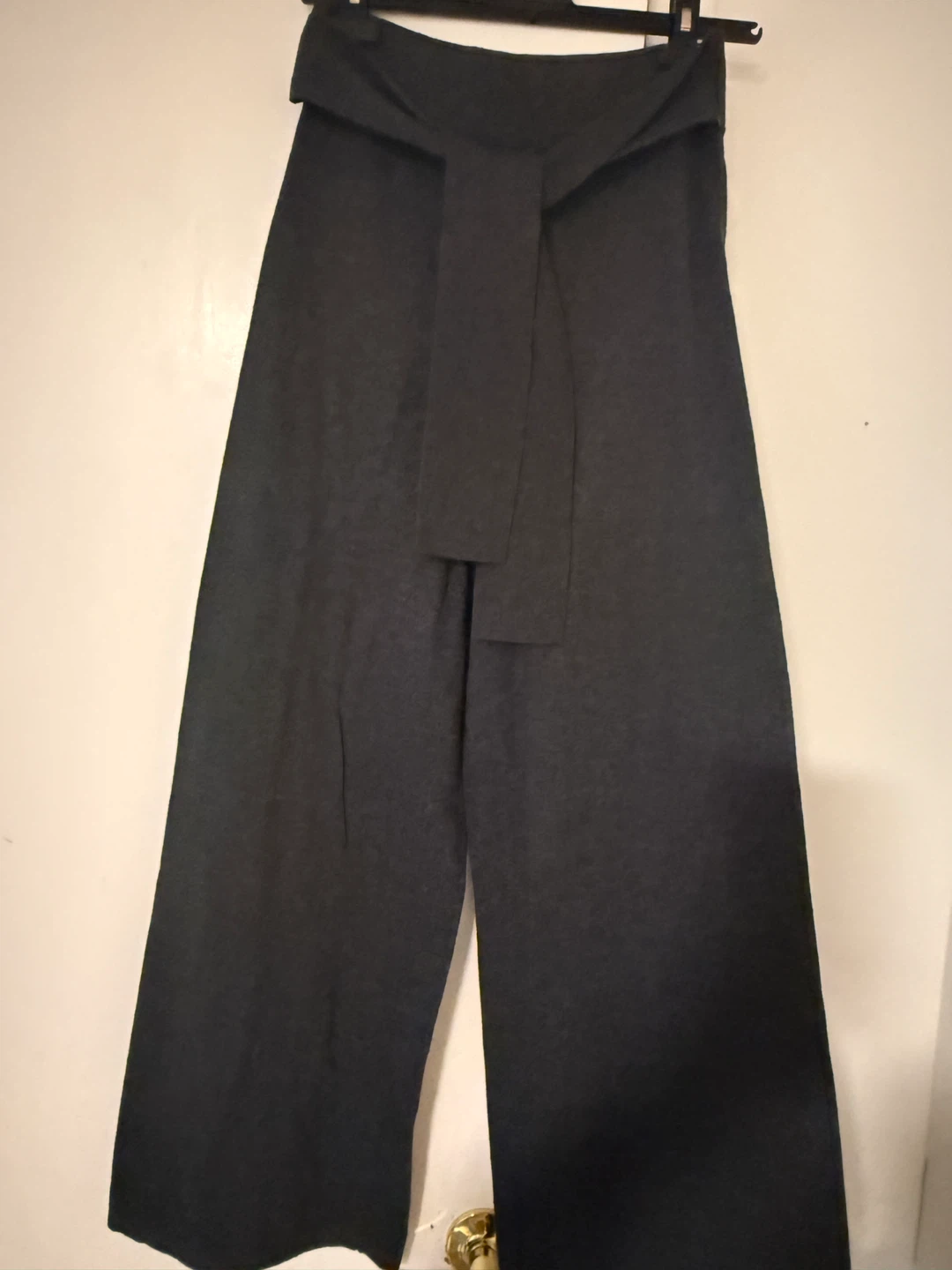 LOFT Outlet Lounge dark grey Wide-Leg Pants Size S