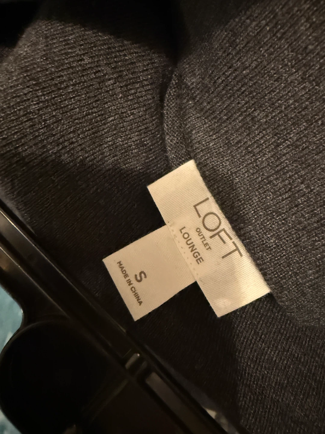 LOFT Outlet Lounge dark grey Wide-Leg Pants Size S - photo 3