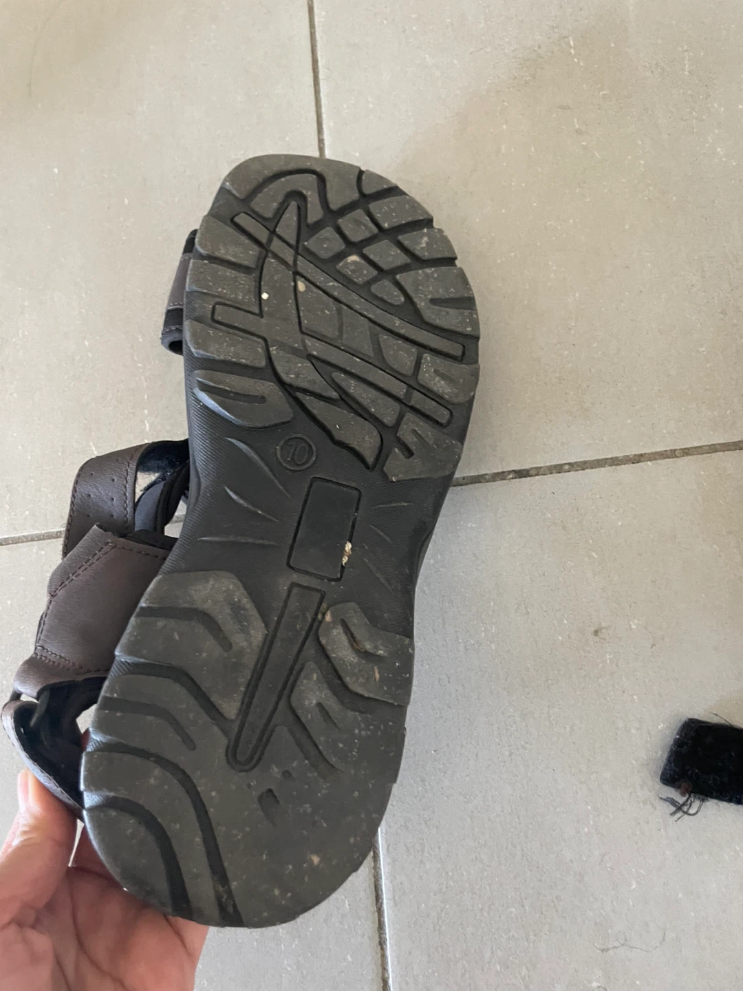Men's Brown Comfort Fit Sandals Size 10 🌱 - photo 4