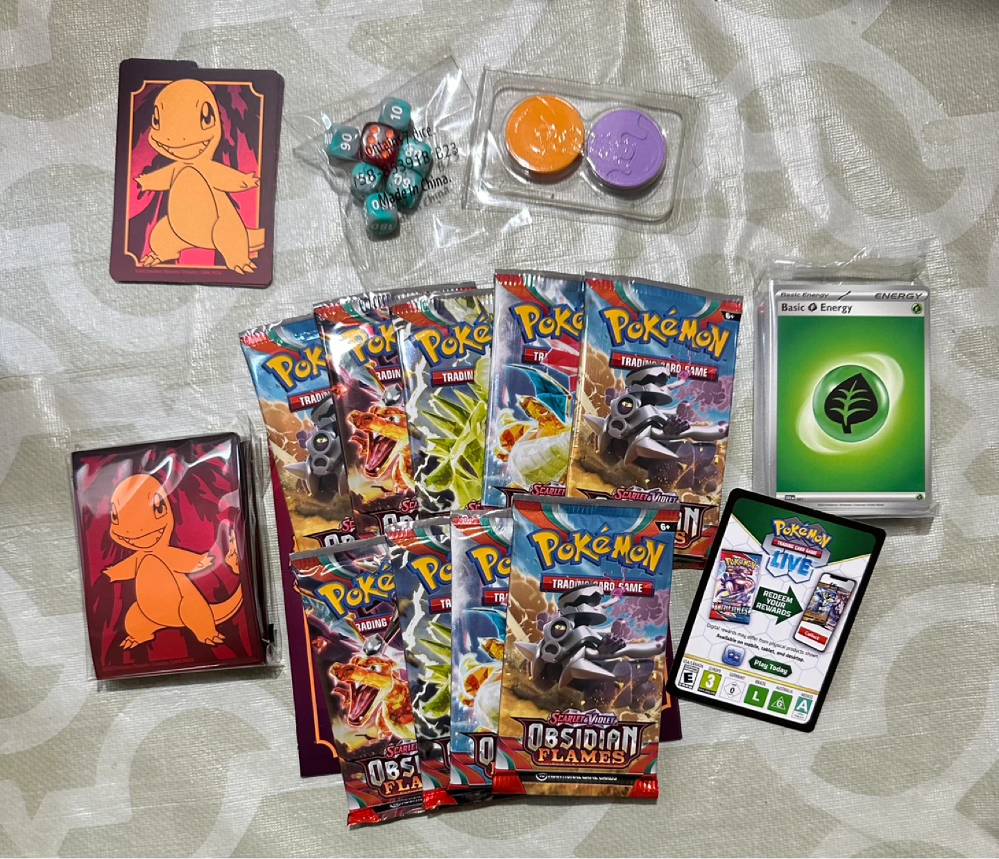 Obsidian Flames Booster Packs & Accessories