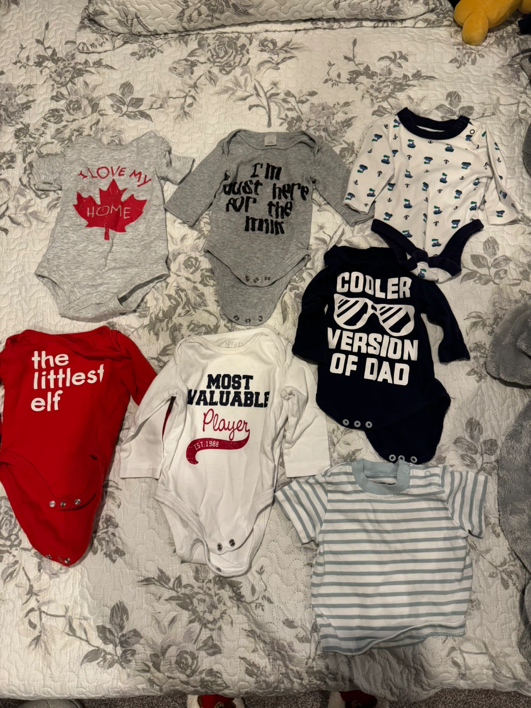 Baby Boys Clothing Bundle - Bodysuits, Hoodies, Pants & Sleepers - photo 3