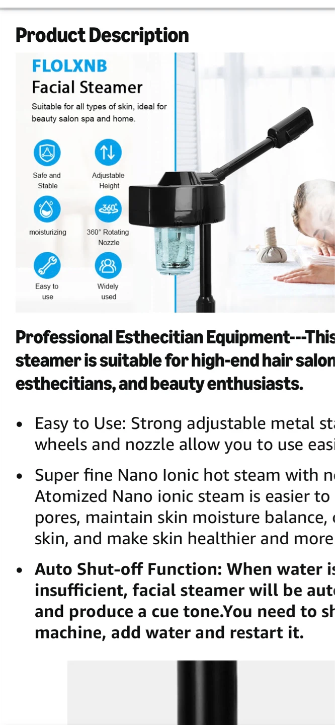 FLOLXNB Facial Steamer - photo 5