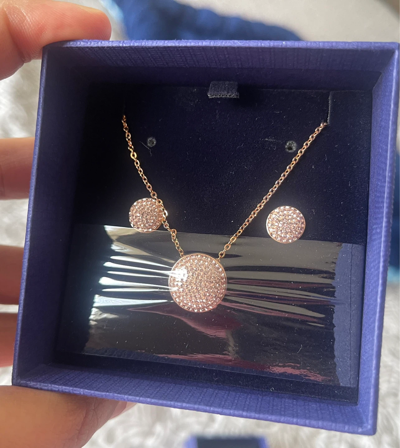 Swarovski Necklace and Earring Set