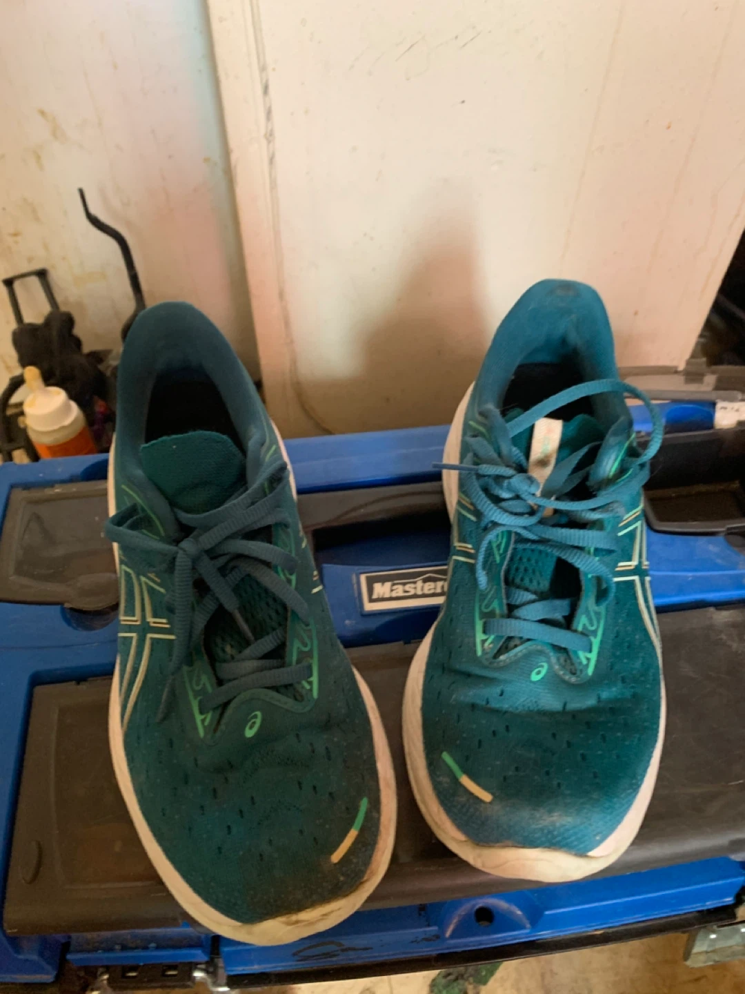 ASICS Teal Running Shoes