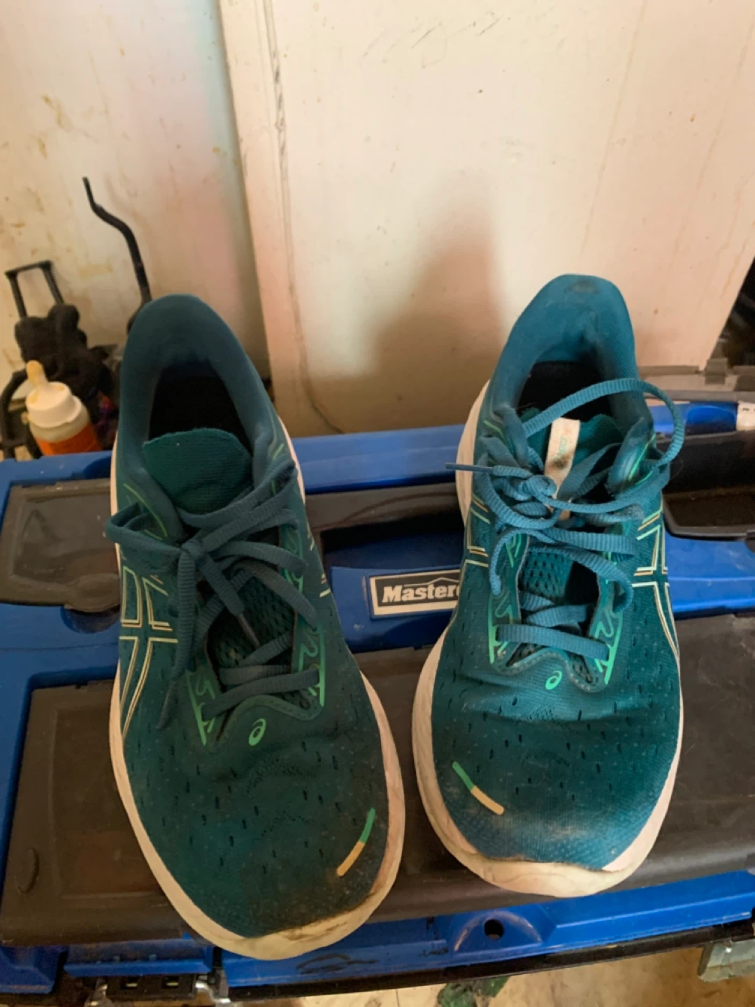 ASICS Teal Running Shoes - photo 4
