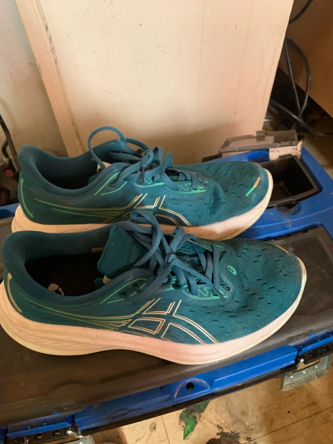 ASICS Teal Running Shoes - photo 5