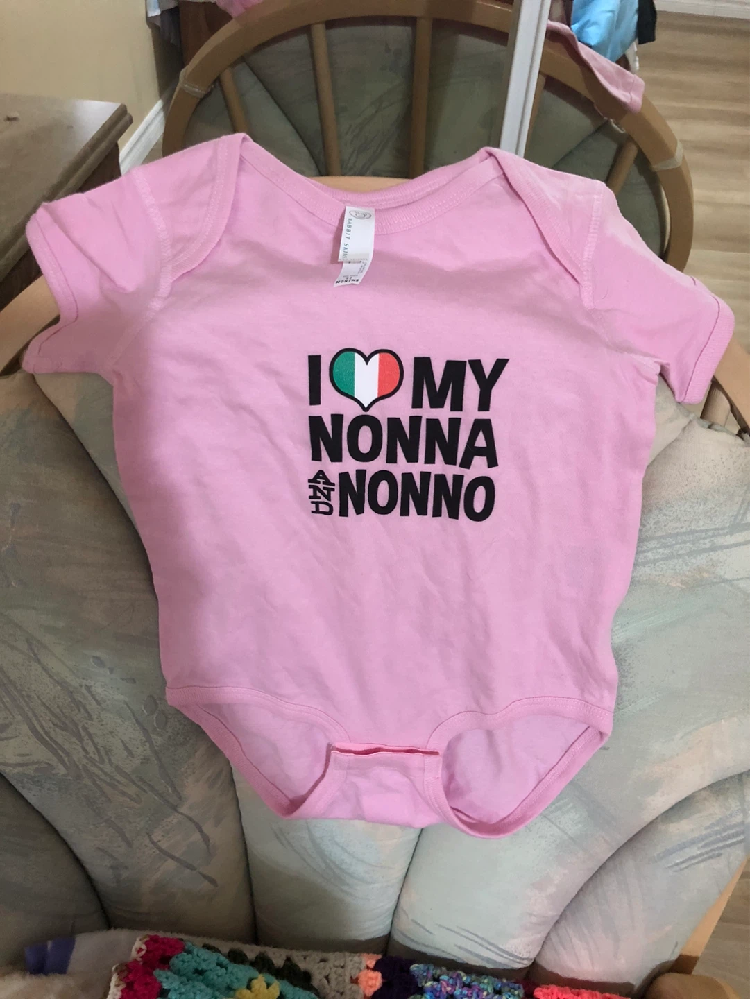 "I Love My Nonna and Nonno" Baby Bodysuit - 24 Months
