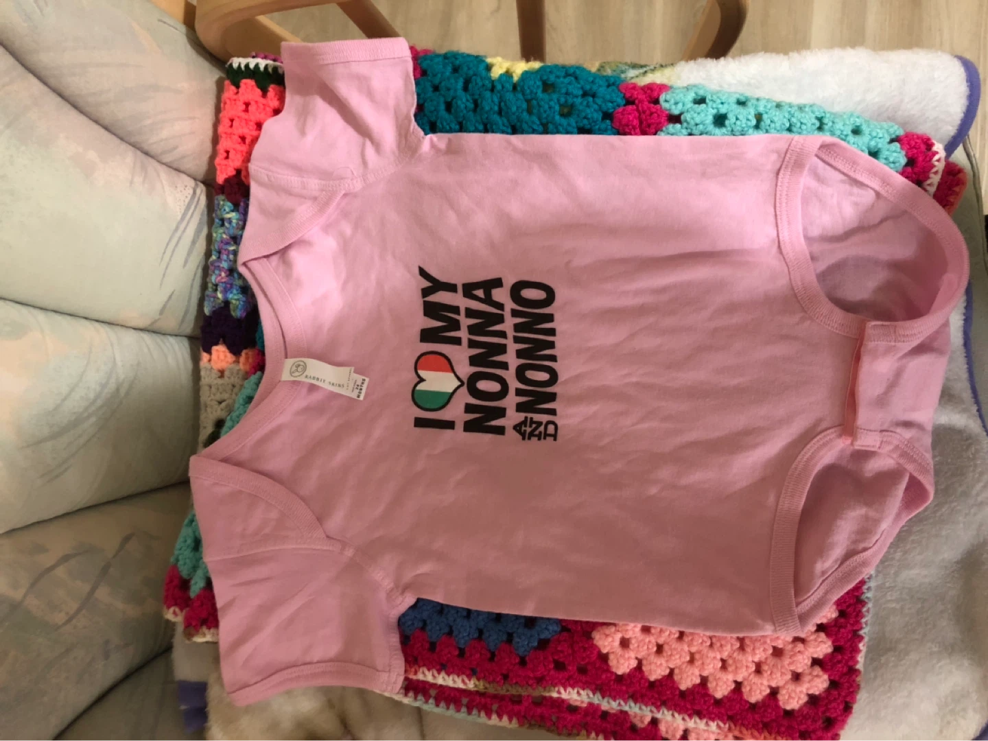 "I Love My Nonna and Nonno" Baby Bodysuit - 24 Months - photo 2