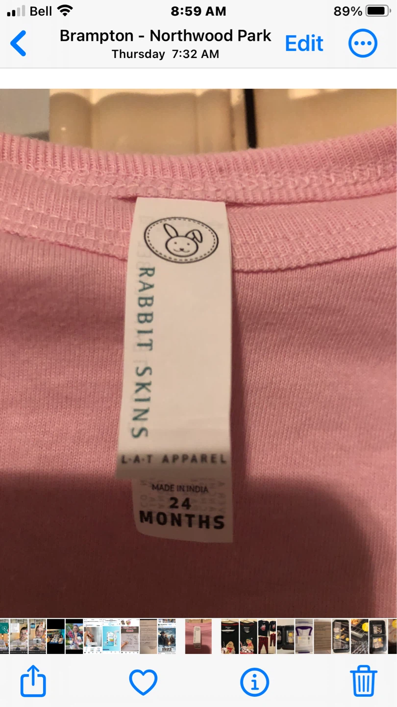 "I Love My Nonna and Nonno" Baby Bodysuit - 24 Months - photo 3