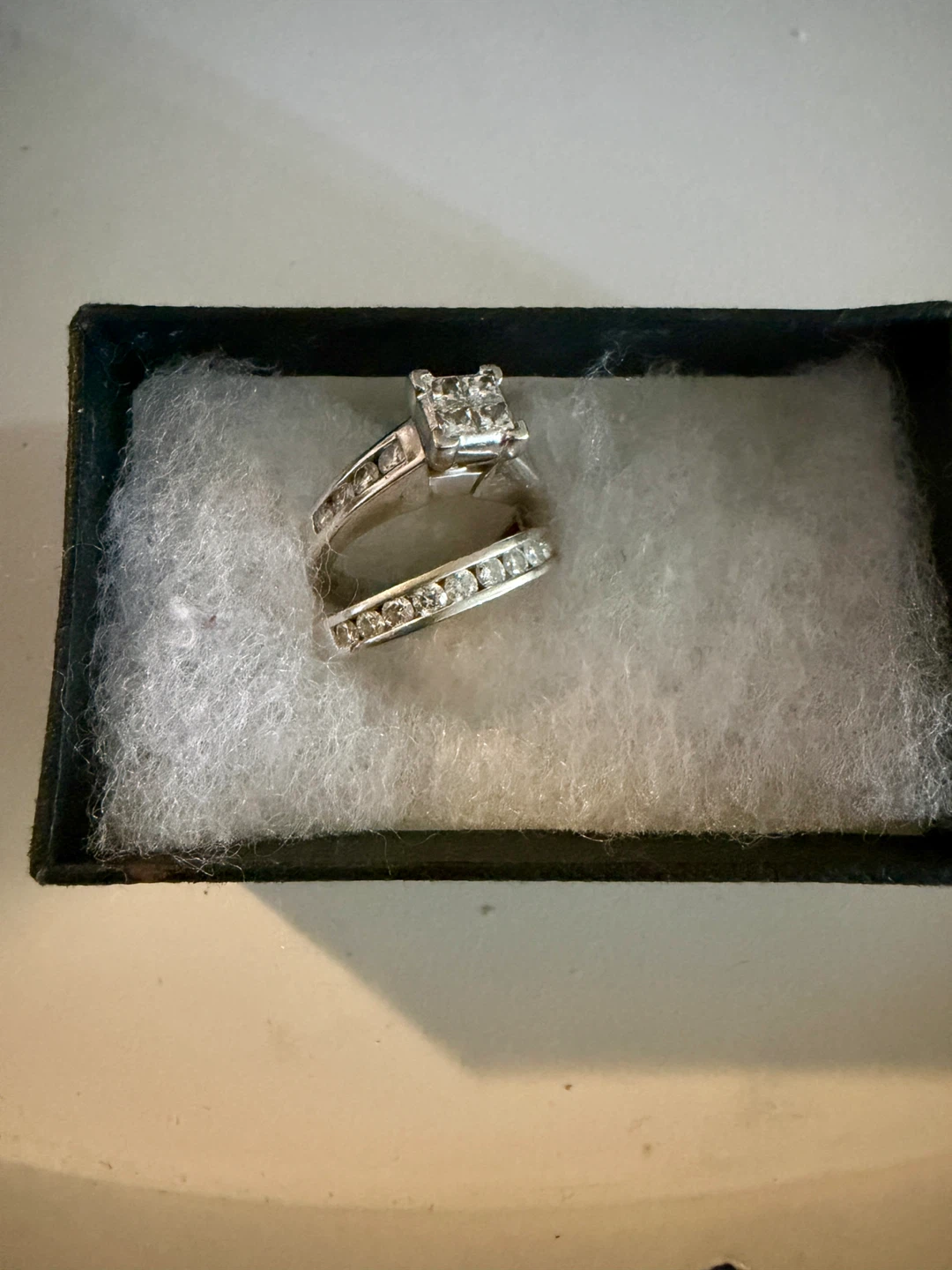Diamond Wedding Ring Set