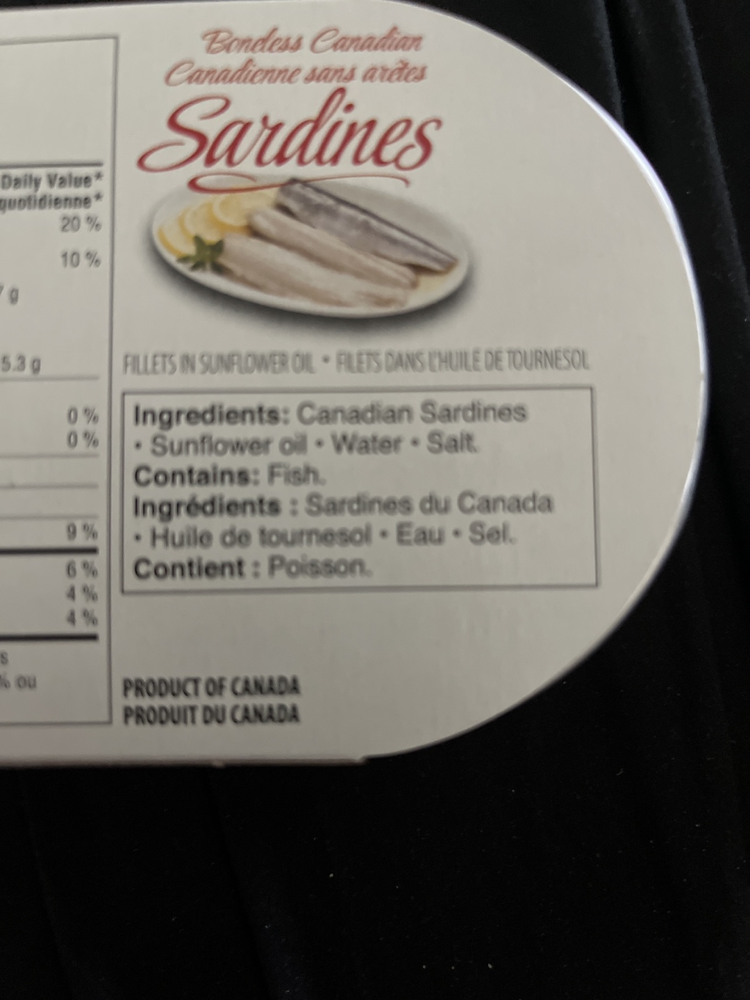 7 cans of kersen sardines; made in Canada. - photo 3