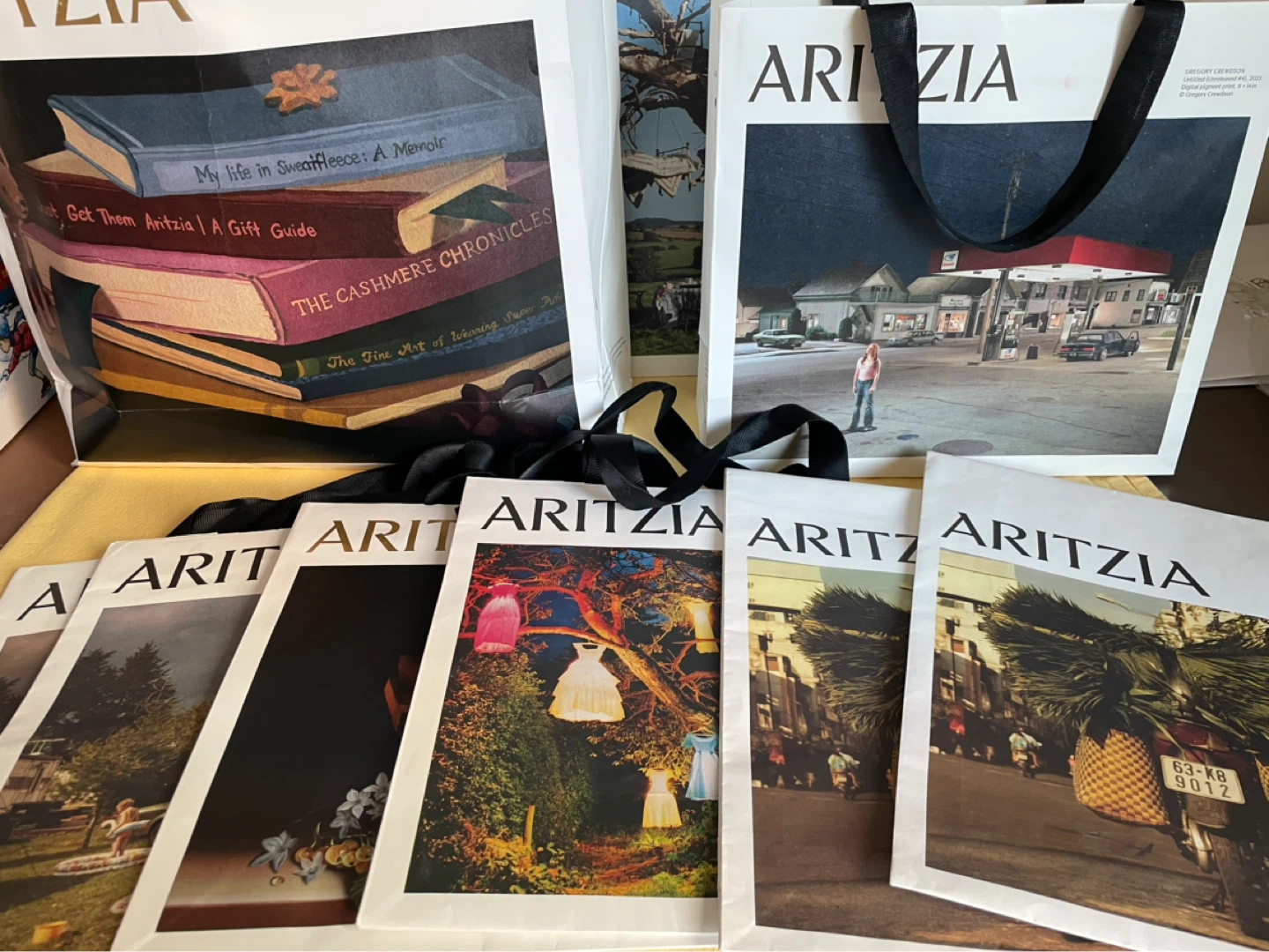 Aritzia Shopping Bag Collection of 9