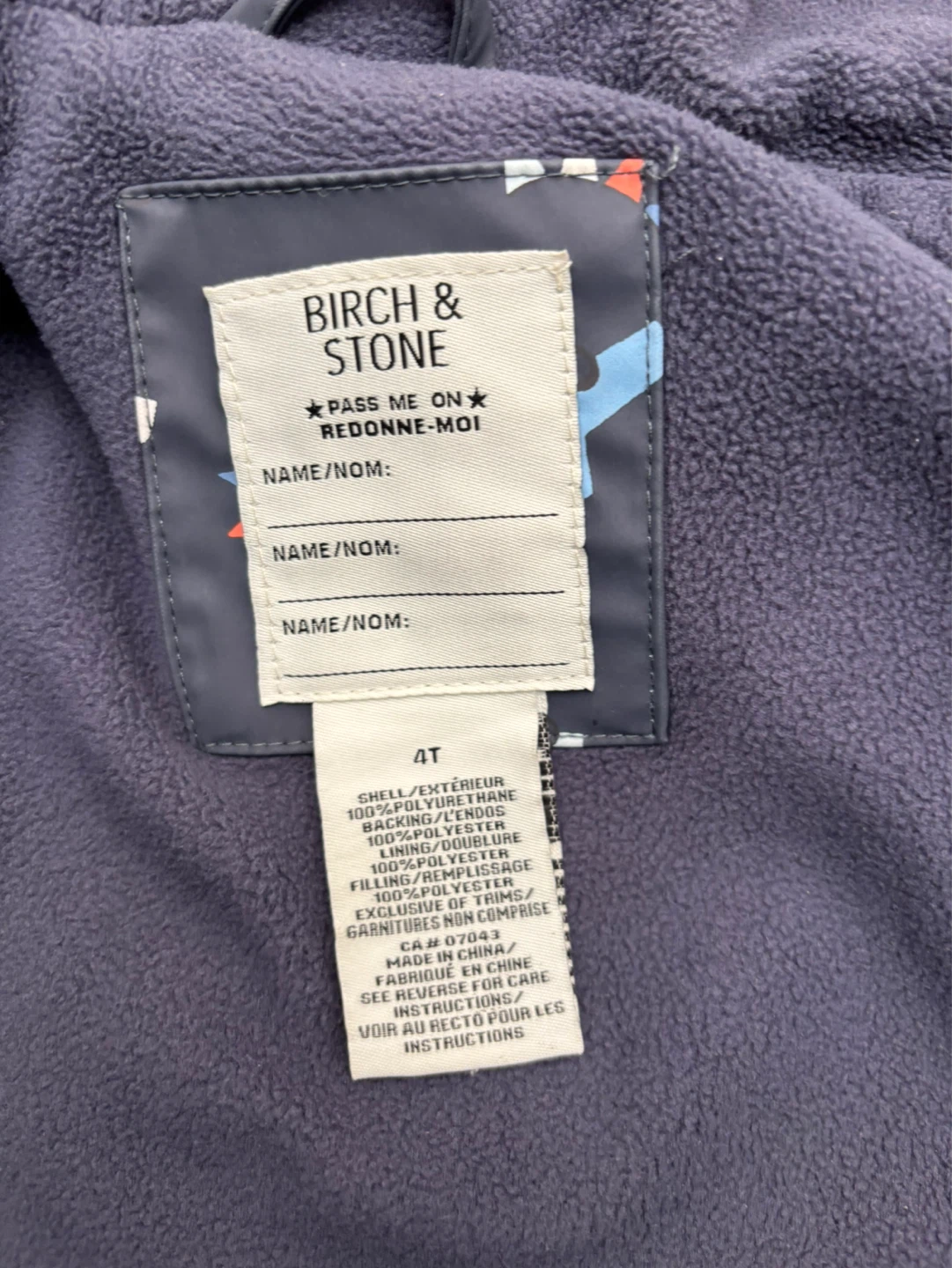 TODDLER RAIN JACKET - photo 3