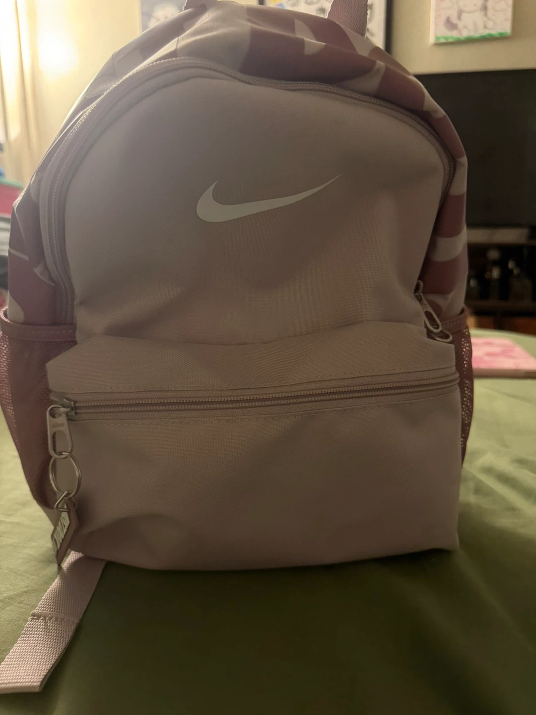 Nike Kids Mini Backpack Pink White Swoosh - photo 2