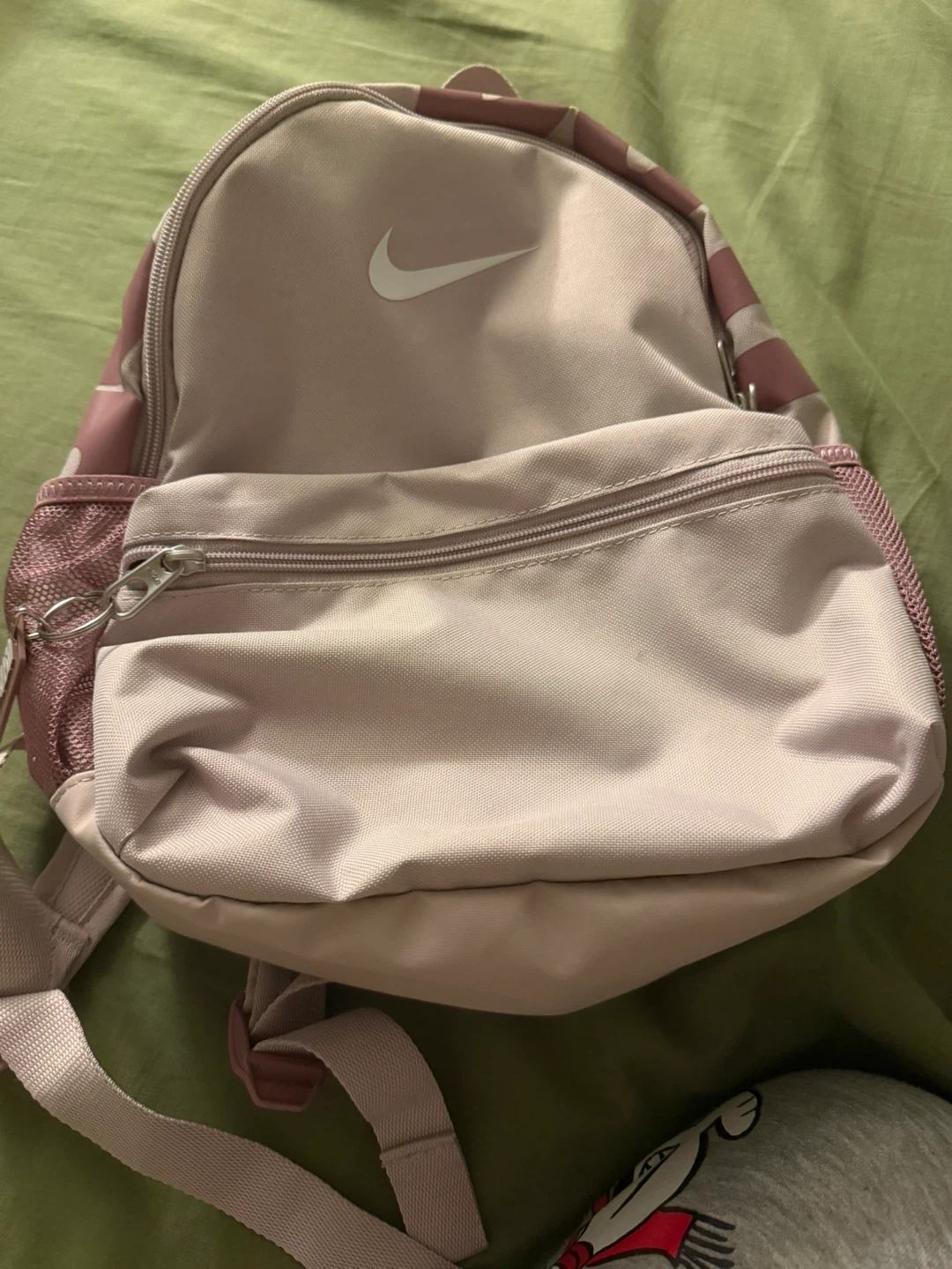 Nike Kids Mini Backpack Pink White Swoosh