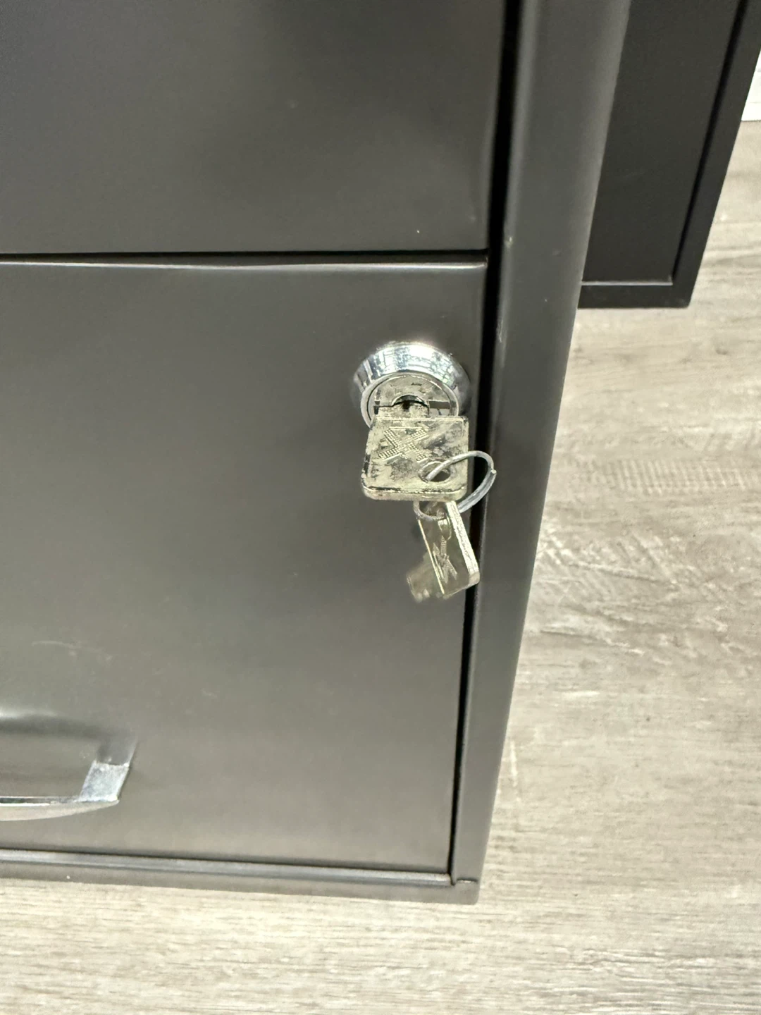 grey office 3-Drawer Vertical File Cabinet - photo 3