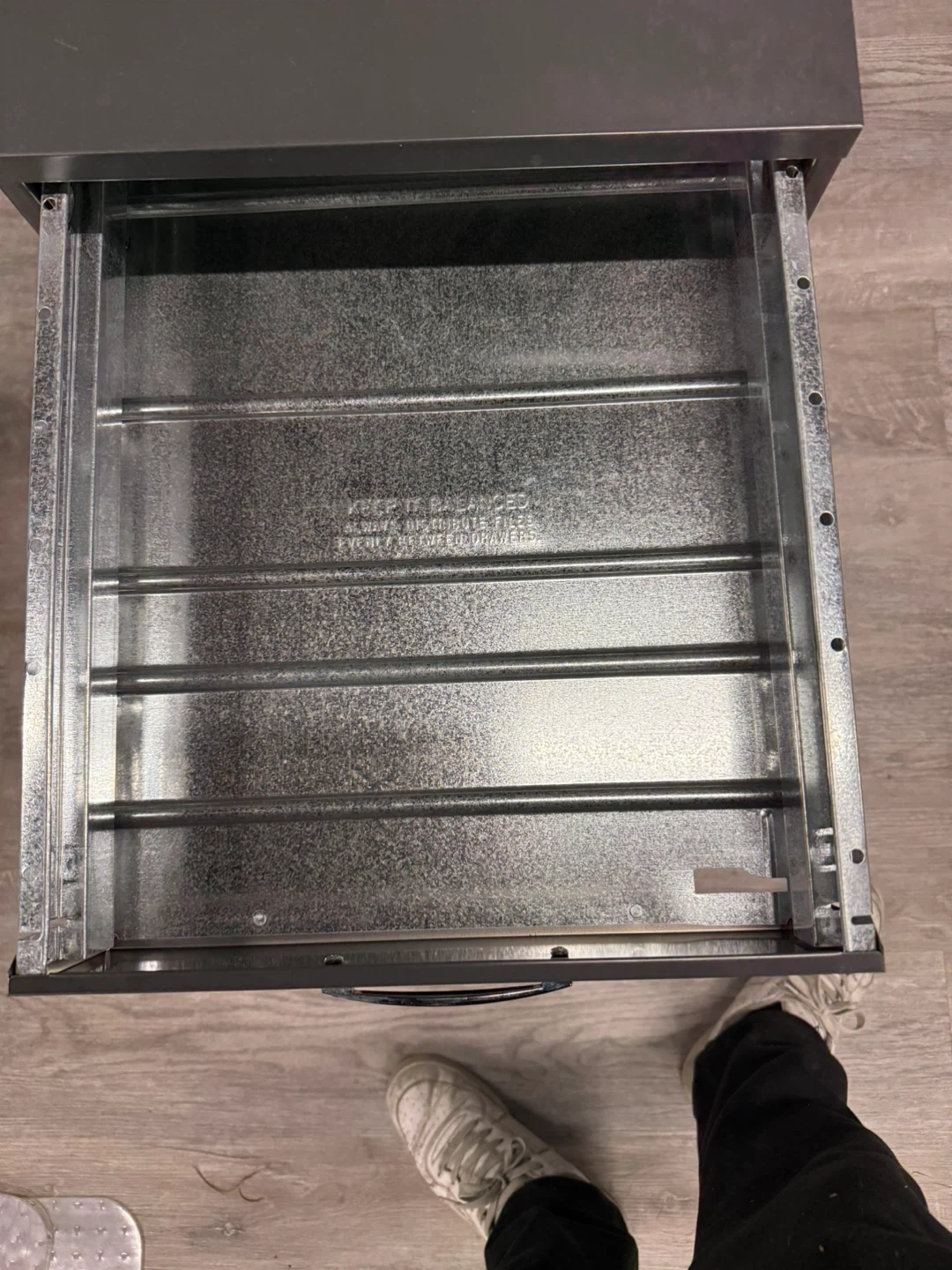grey office 3-Drawer Vertical File Cabinet - photo 4