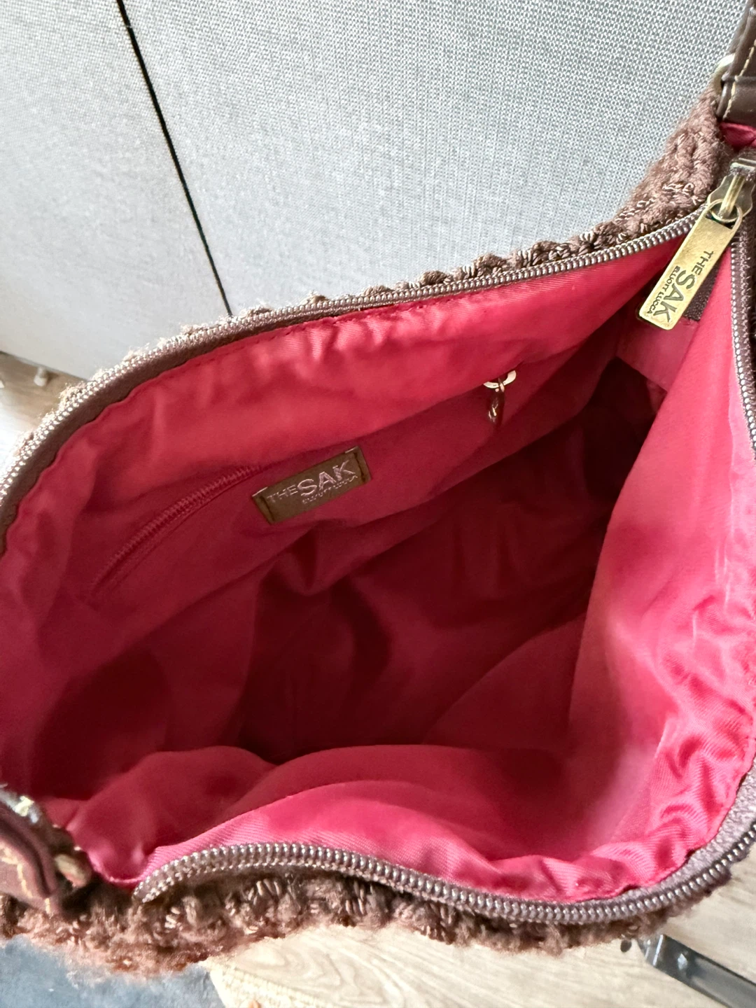 The Sak Crochet Shoulder Bag