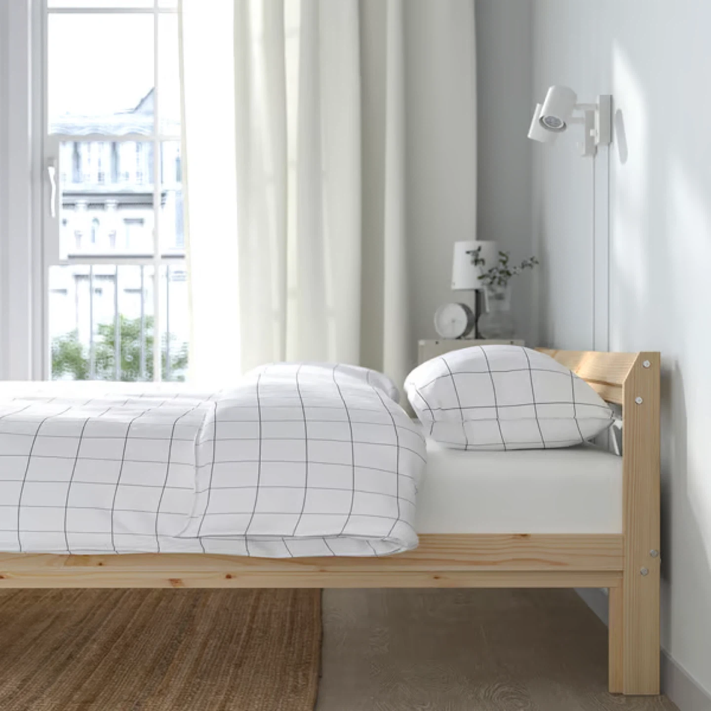 IKEA Single Bed Frame and Mattress - photo 2
