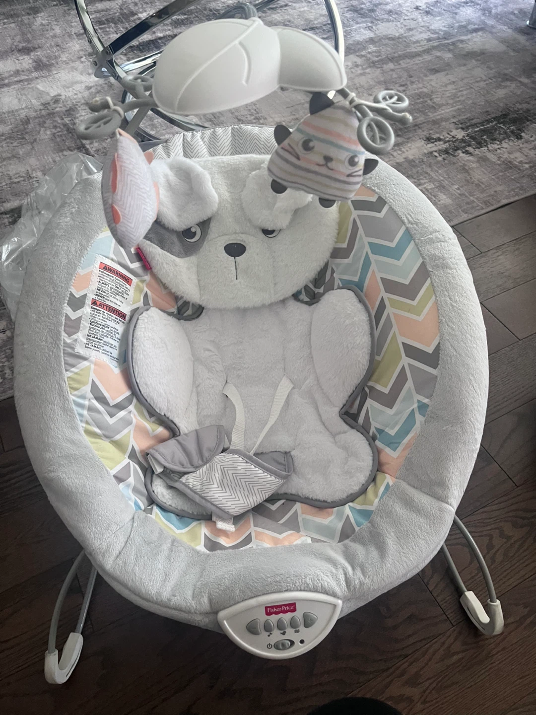 Fisher-Price Baby Bouncer Seat with Toy Bar
