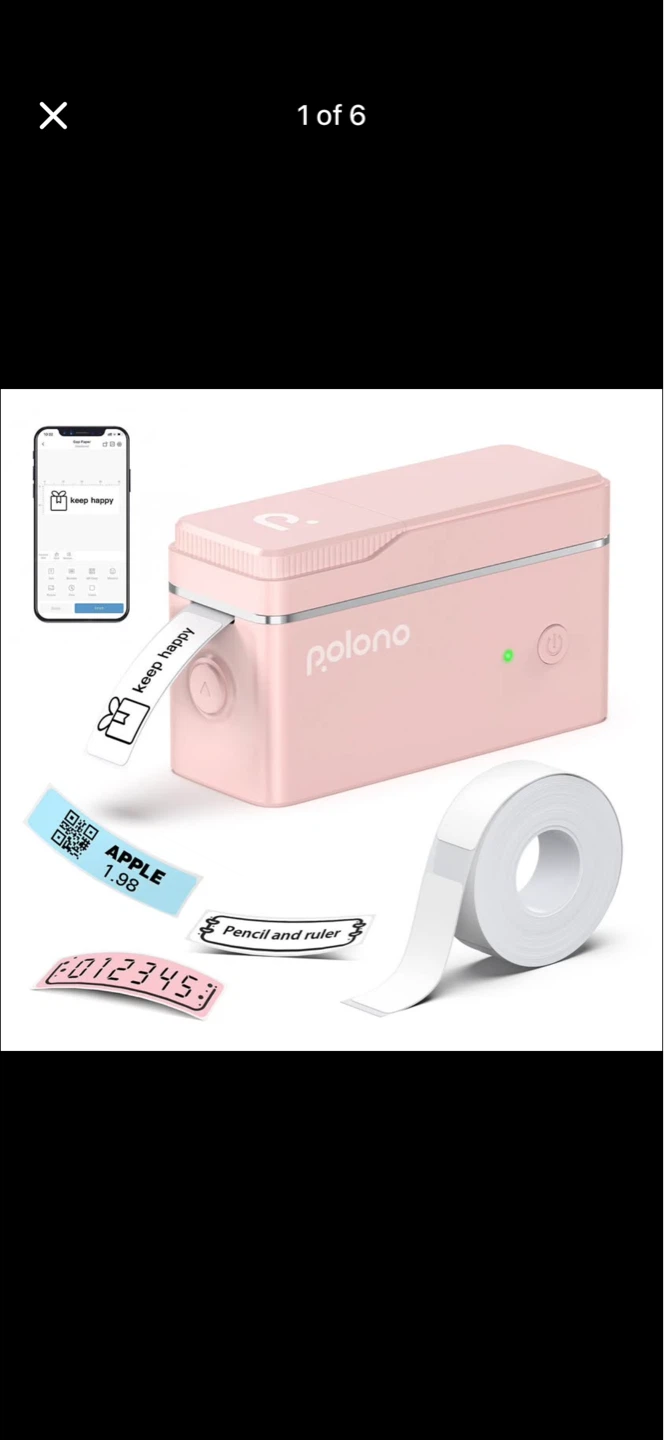 Polono P31S Pink Label Maker - photo 2