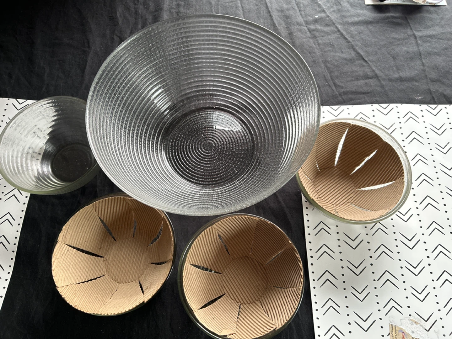 Glass Mixing Bowls Set