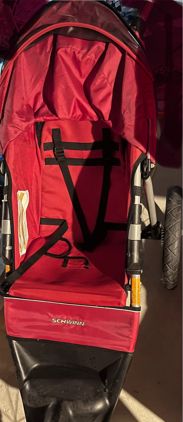Schwinn Jogging Stroller - Red - photo 4