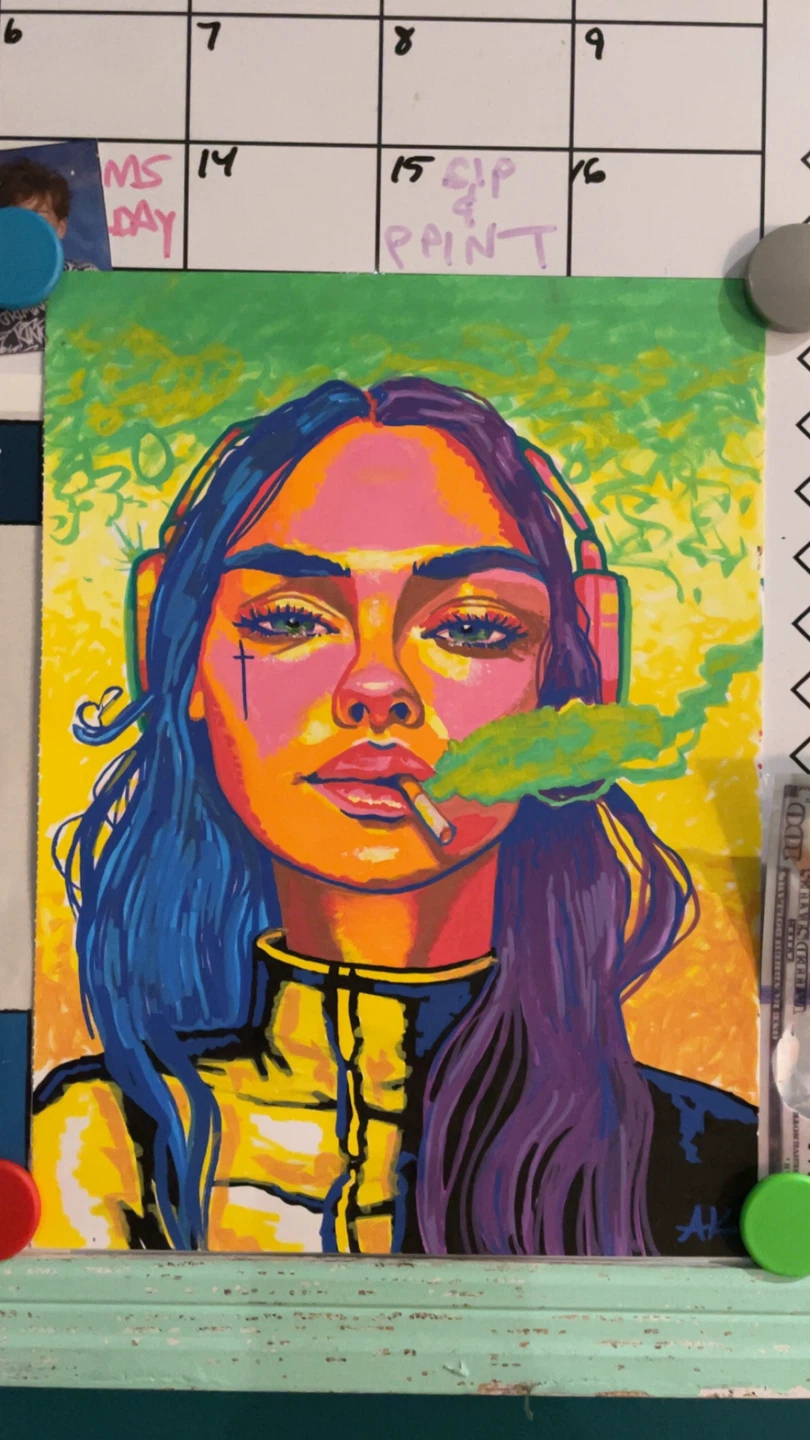 Framed Pop Art Portrait - photo 3