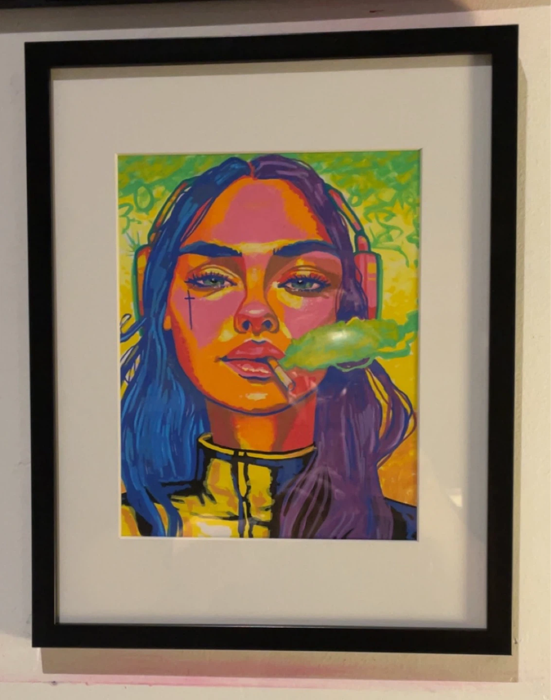 Framed Pop Art Portrait