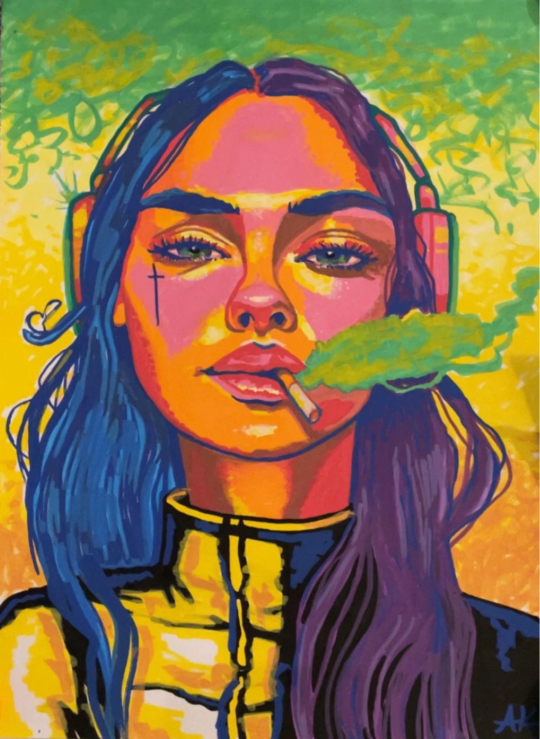 Framed Pop Art Portrait - photo 2