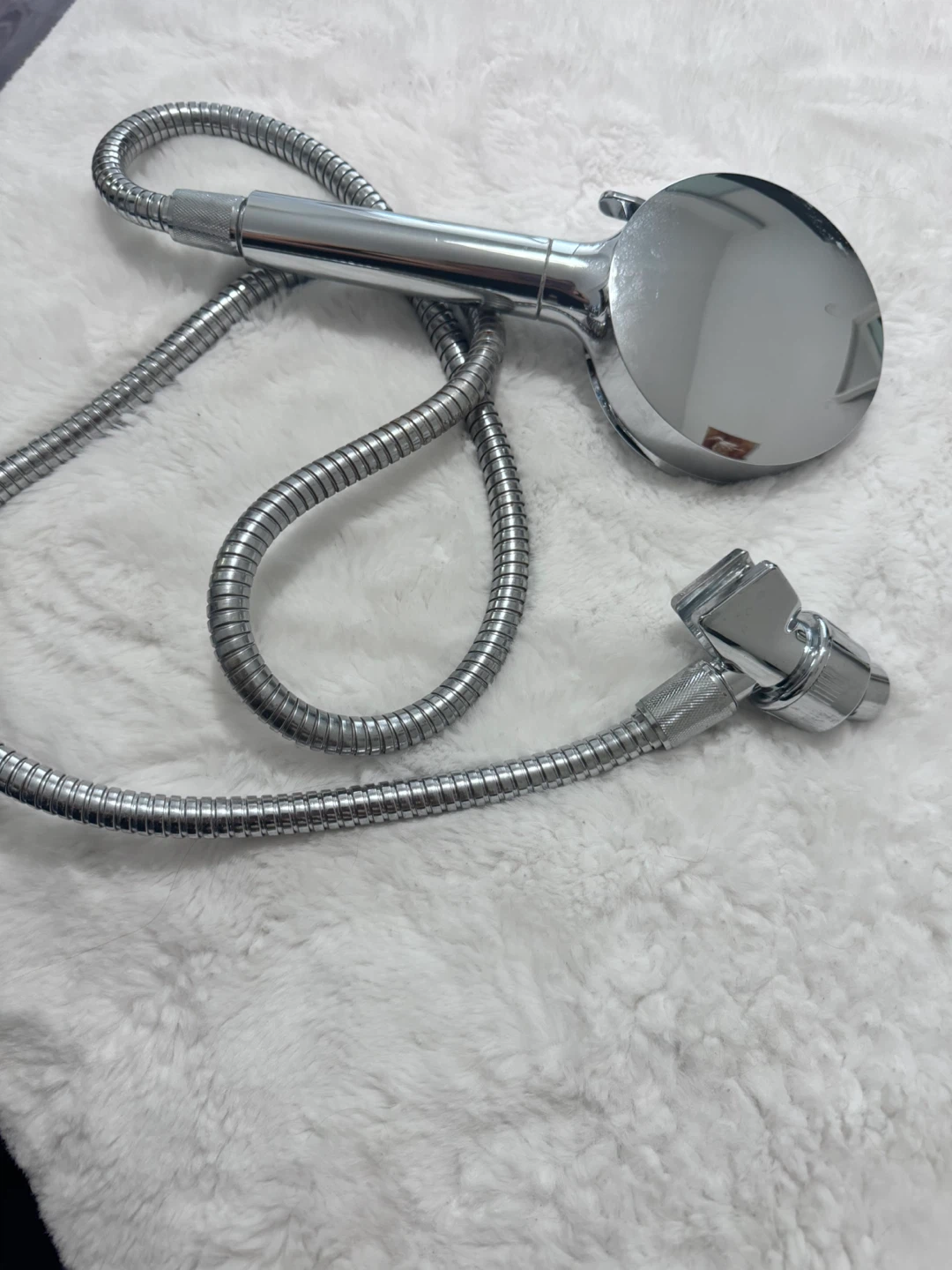 Chrome Handheld Shower Head with Hose