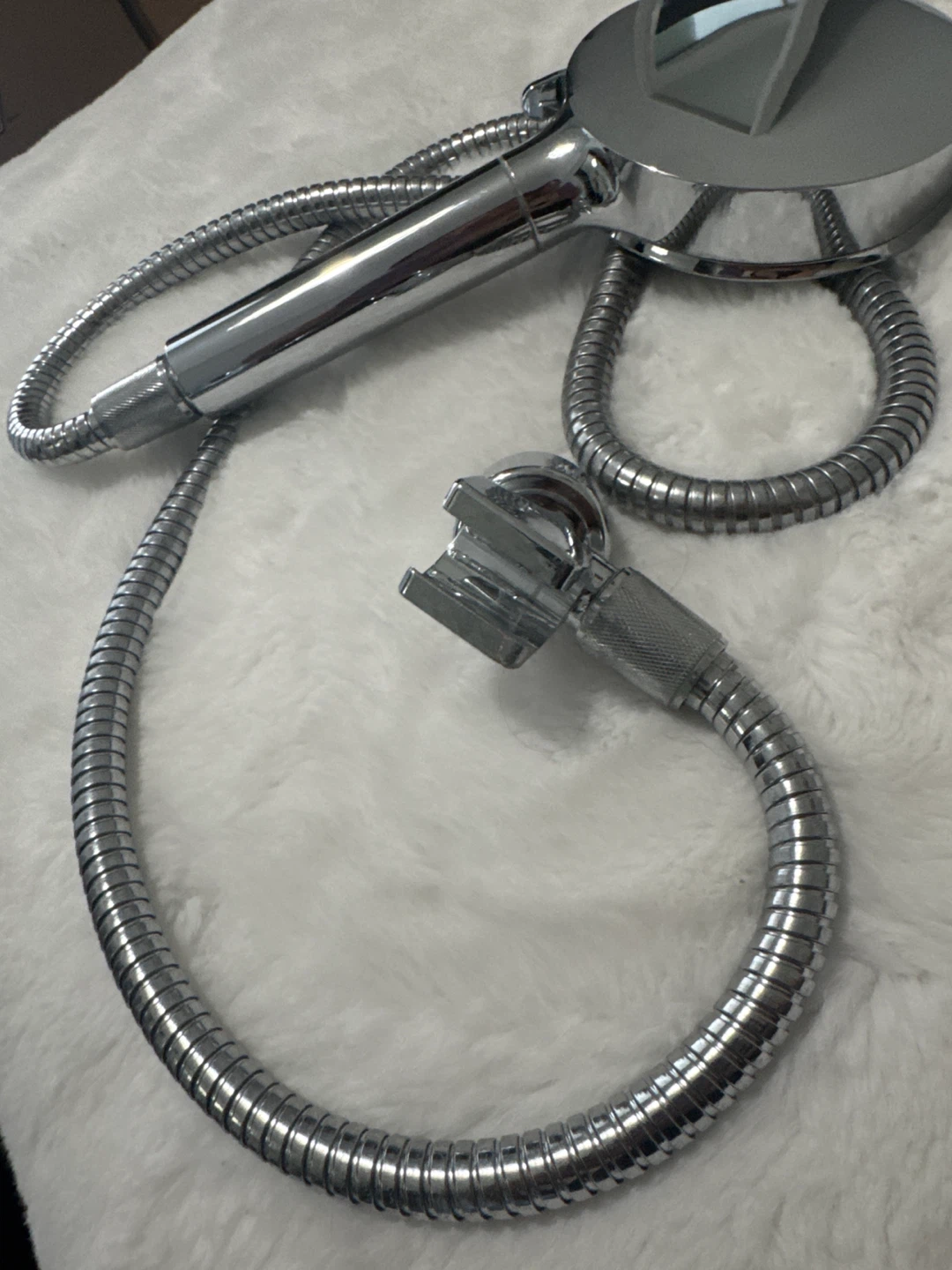 Chrome Handheld Shower Head with Hose - photo 3