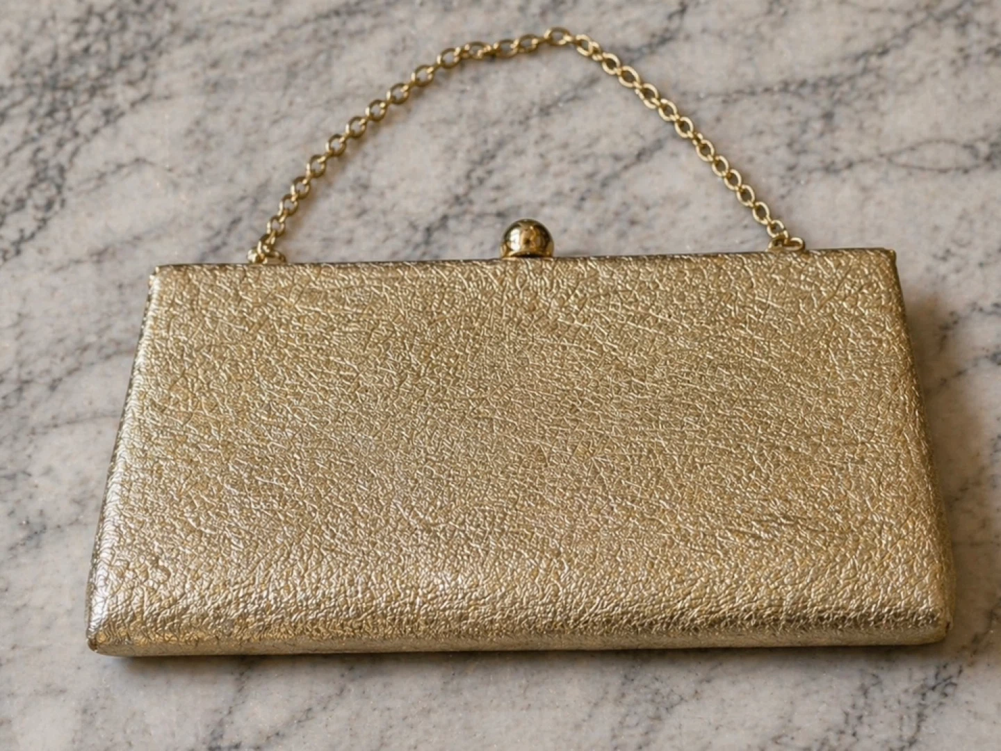 Vintage Gold Clutch Evening Handbag