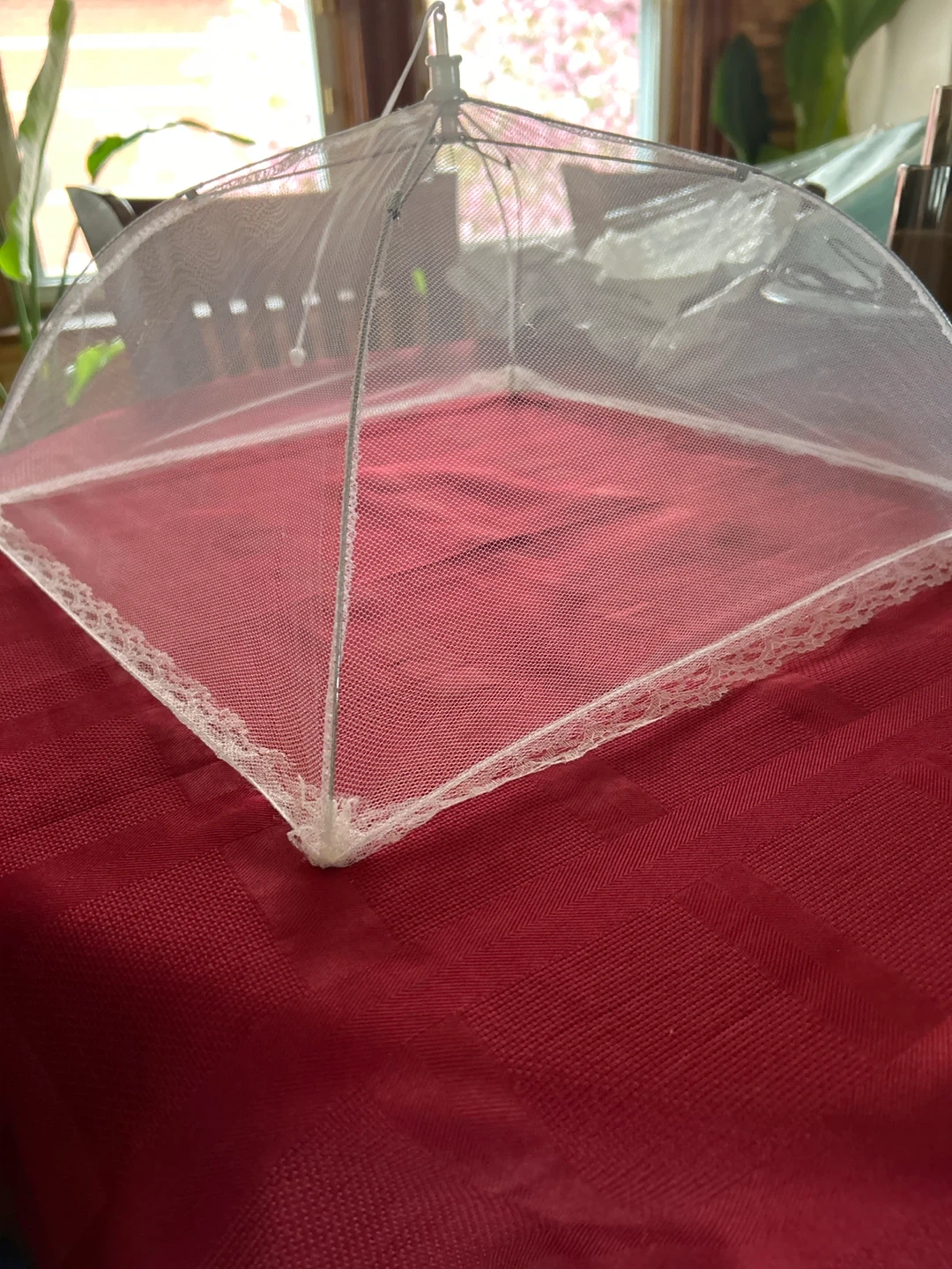 White Mesh Food Tent Cover - photo 3