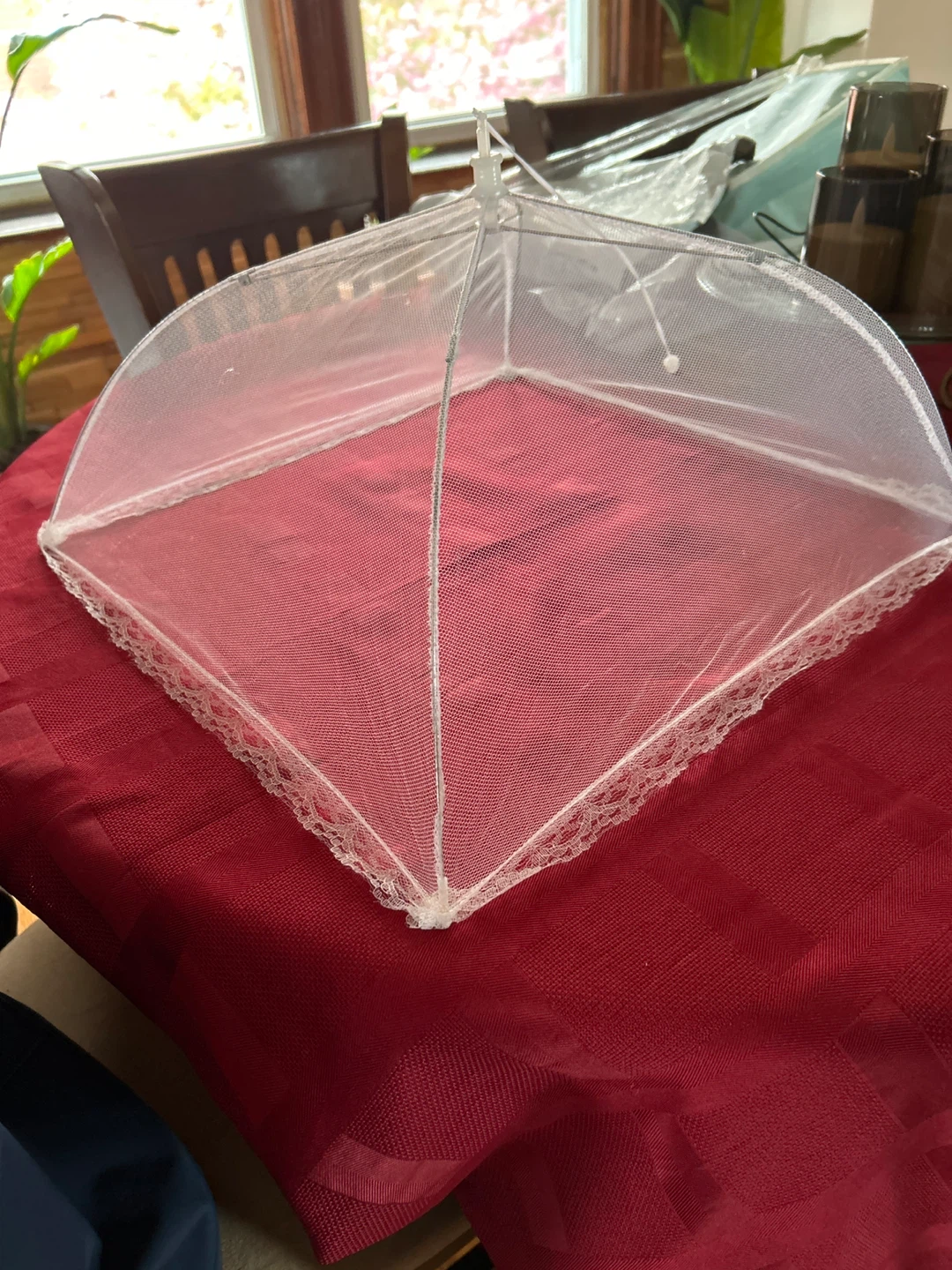 White Mesh Food Tent Cover - photo 2