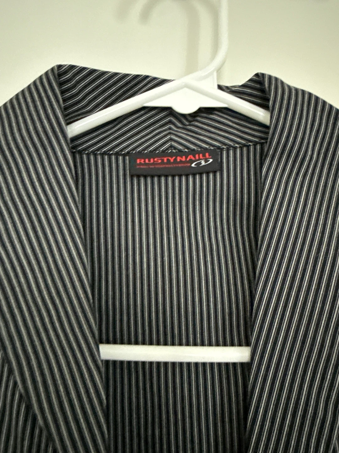 New Rusty Nail Pinstripe Lace-Up Blazer - photo 4