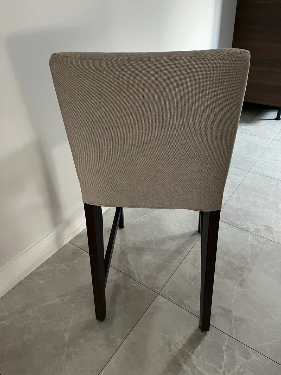 Grey Upholstered Bar Stools (Set of 4) - photo 3