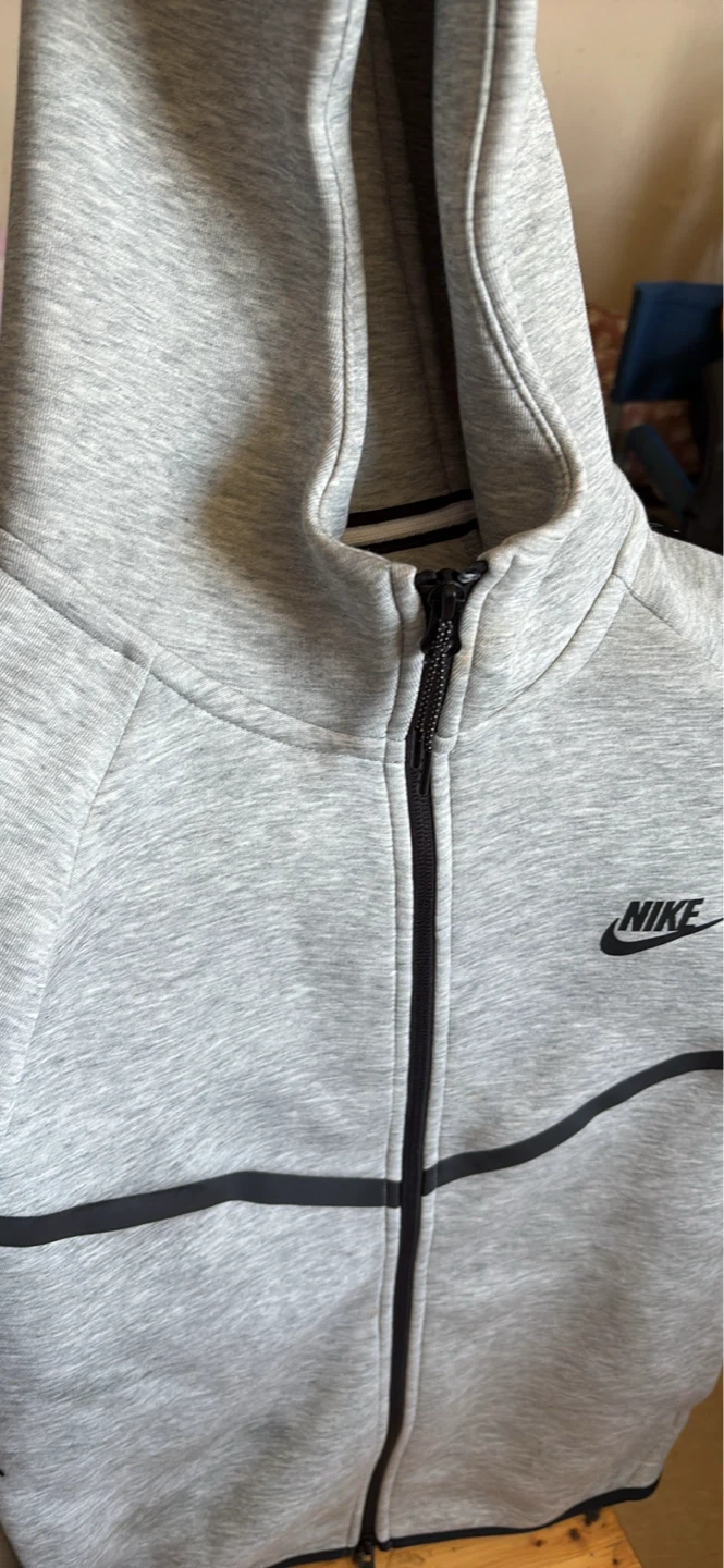 Nike Tech Fleece Full Zip Hoodie Grey