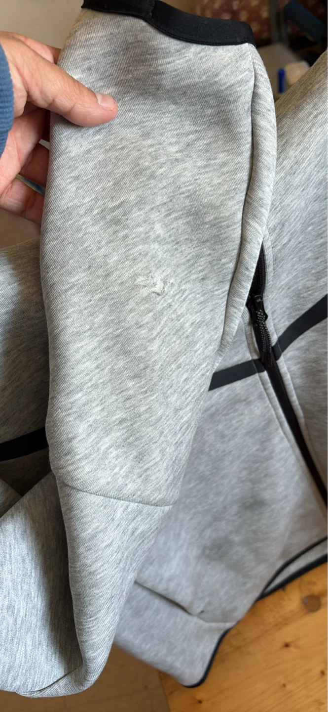Nike Tech Fleece Full Zip Hoodie Grey - photo 4