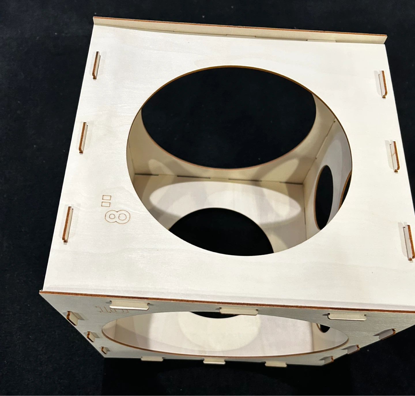 11 Holes Collapsible Wood Balloon Sizer Cube Box (2 - 10 inch) - photo 3