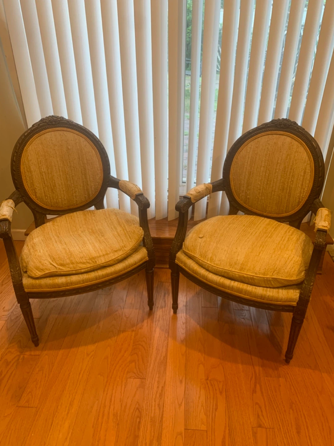 Vintage Arm Chairs - Pair
