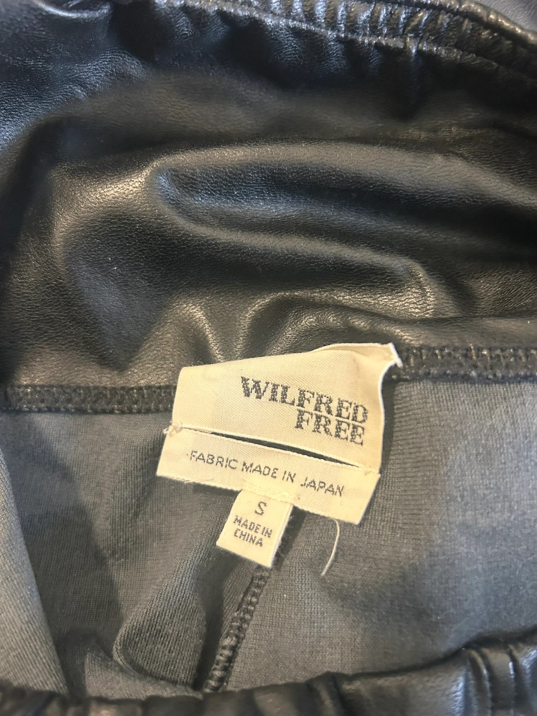 Wilfred faux leather leggings size small - fabric from Japan - photo 2