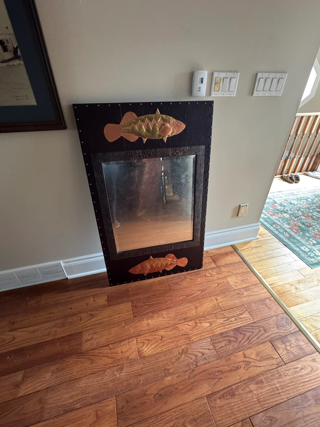 Copper Fish Mirror
