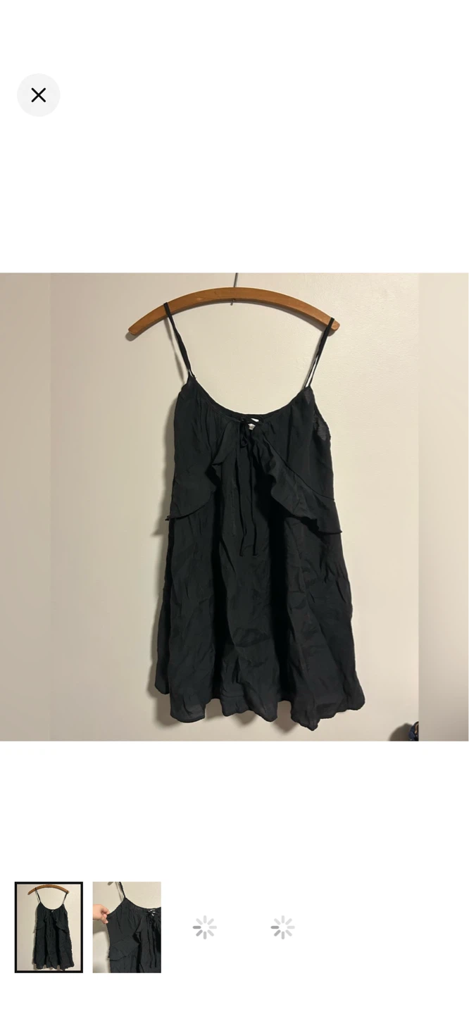 Black H&M Divided Tank Top Size Medium