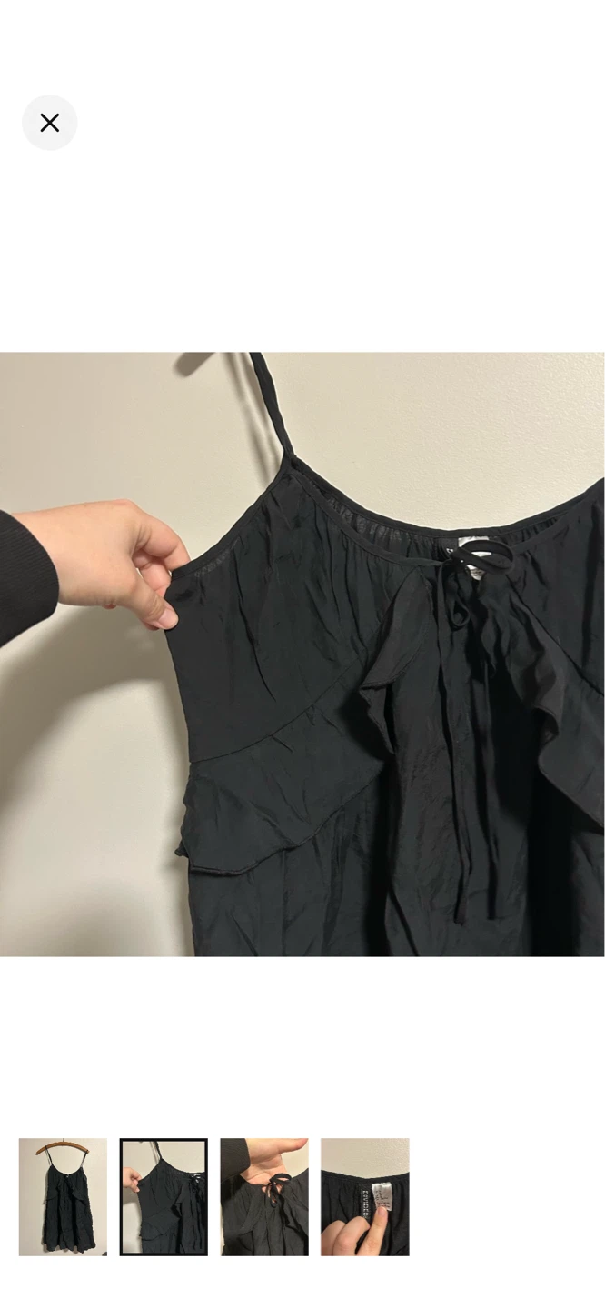 Black H&M Divided Tank Top Size Medium - photo 2