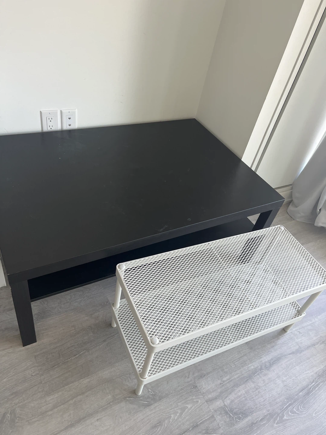 Black coffee table
