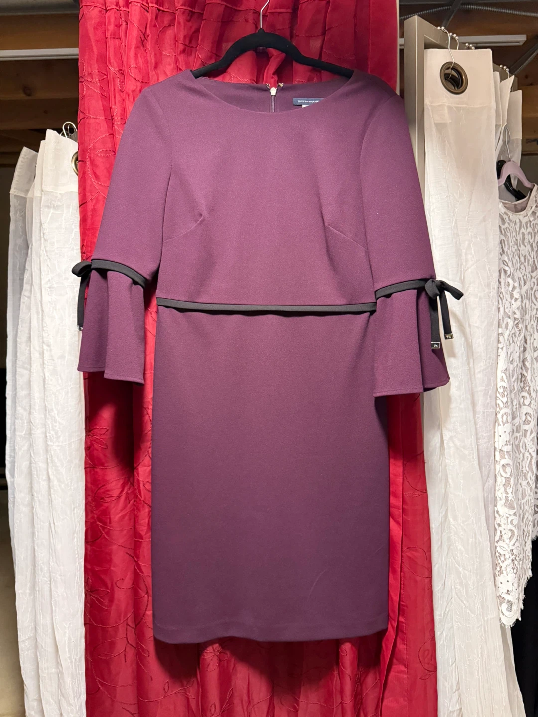 Tommy Hilfiger Purple Sheath Dress Size 6 - photo 2