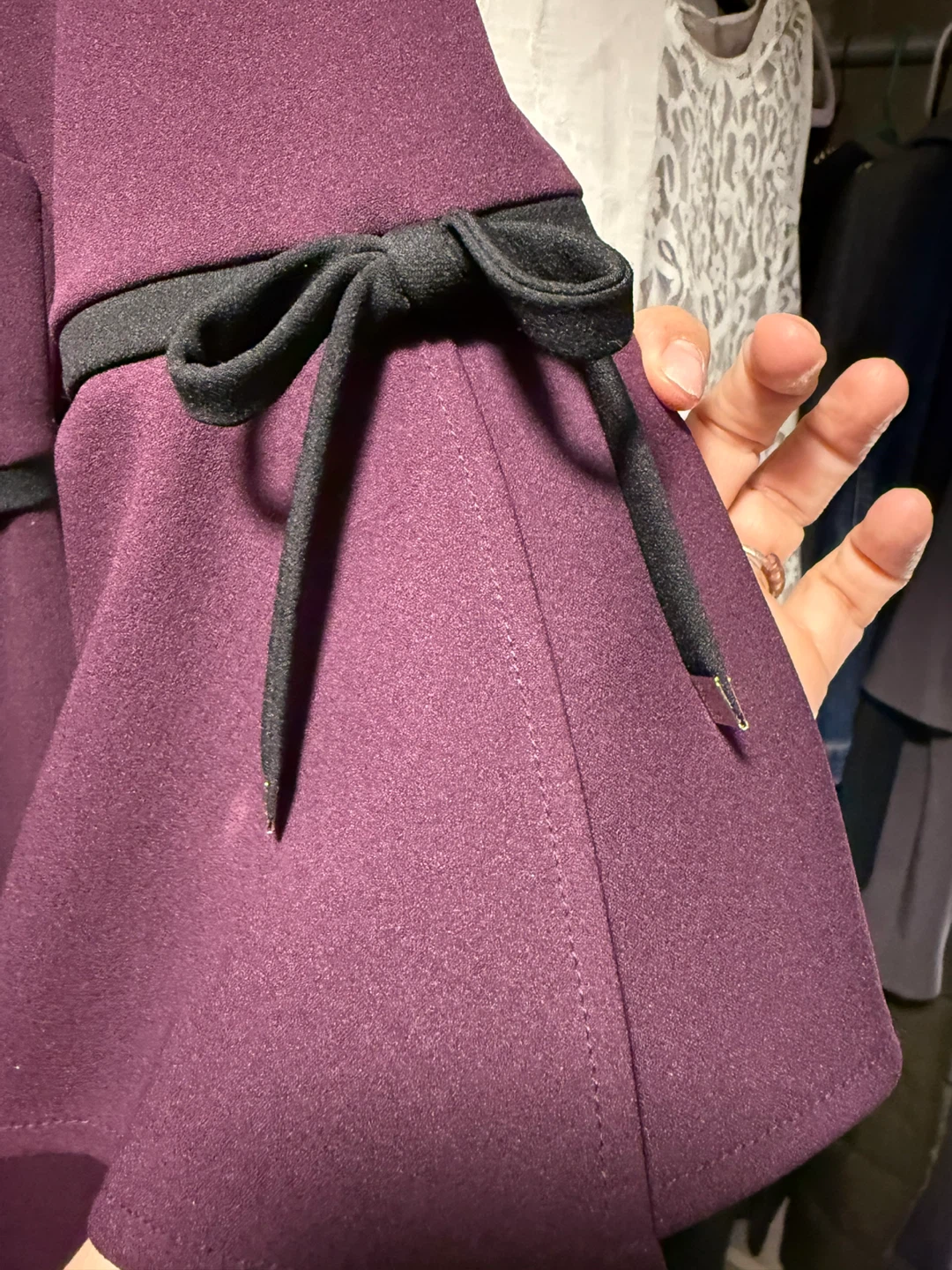 Tommy Hilfiger Purple Sheath Dress Size 6 - photo 3