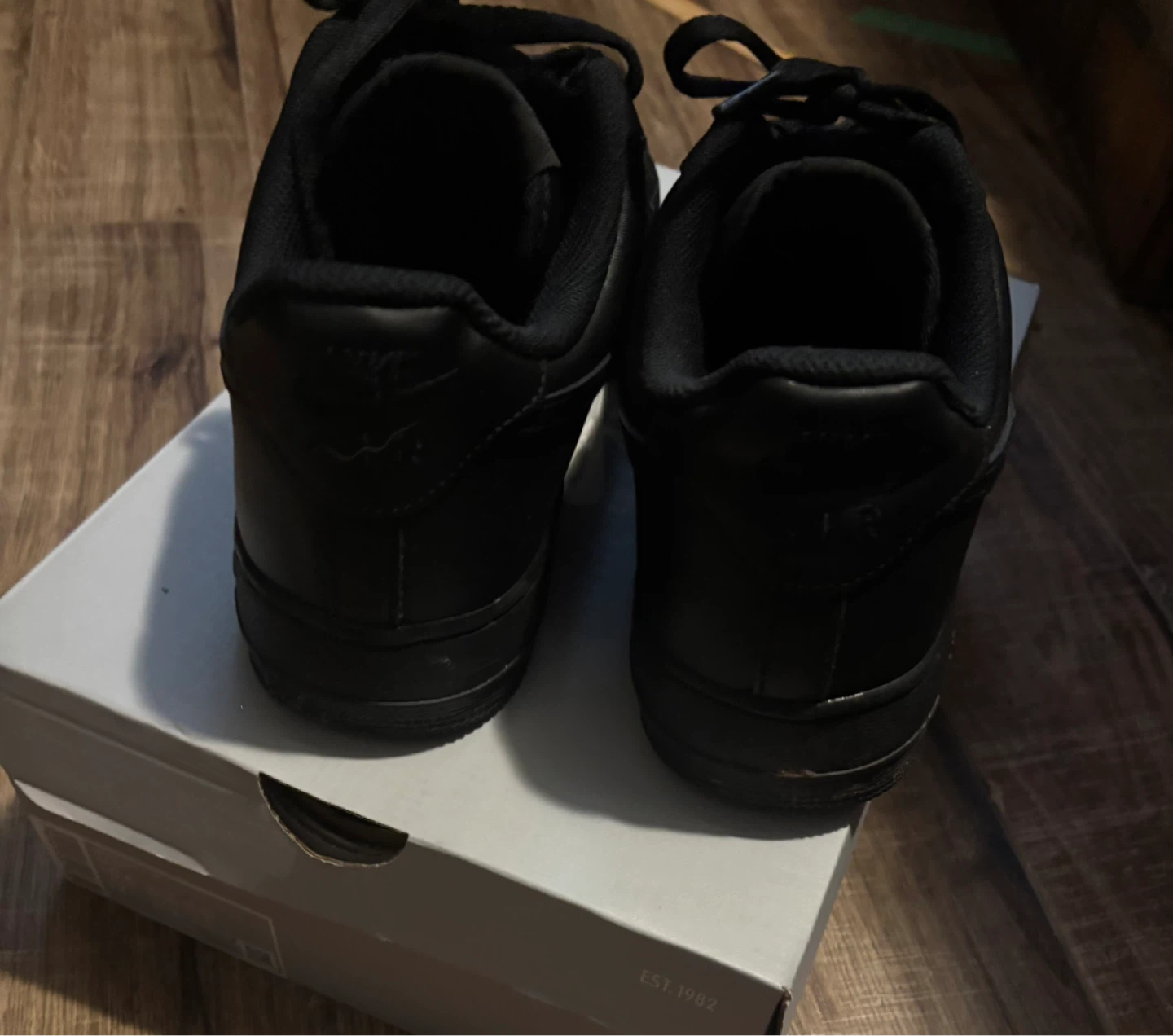 Nike Air Force 1 '07 All Black Sneakers size 10.5 - photo 3